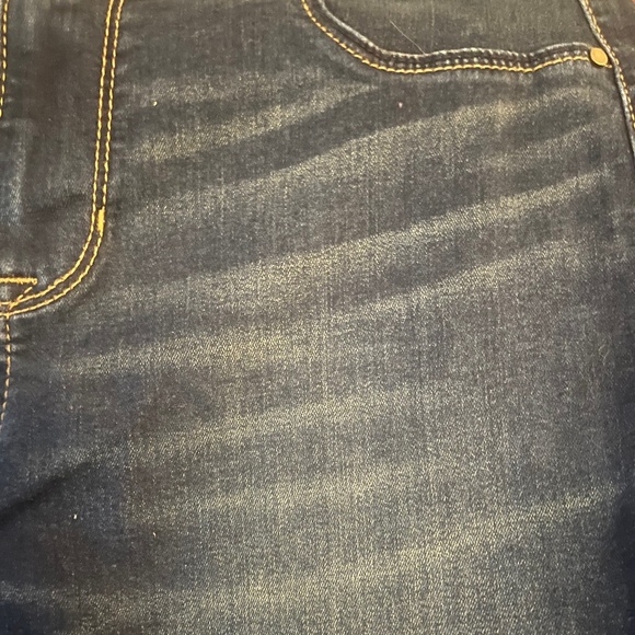 Apt 9 Size 14 Straight Leg Dark Indigo Contrast - Picture 6 of 14